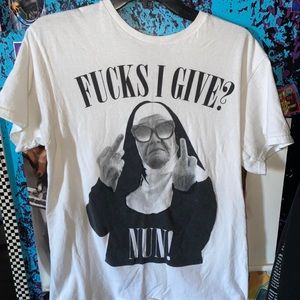 Fu@ks I give? nun t-shirt